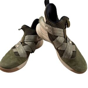 Nike LeBron Soldier 12 AO2609-300 Olive Canvas‎ Mens US Size 11